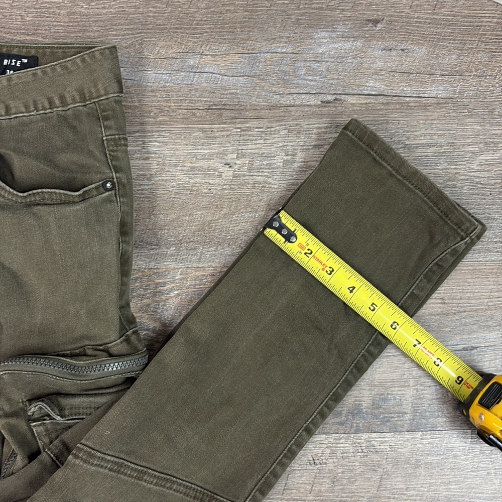 SOLD IN STORE Smoke Rise Cargo Taper Stretch Jeans -Olive Green 36x32 - Picture 8 of 8